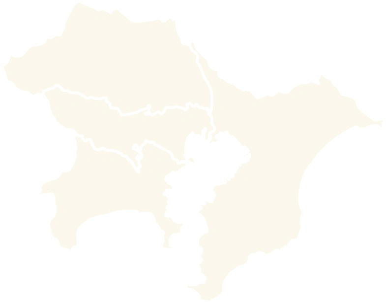 東京・千葉・埼玉・神奈川の対応エリアマップ