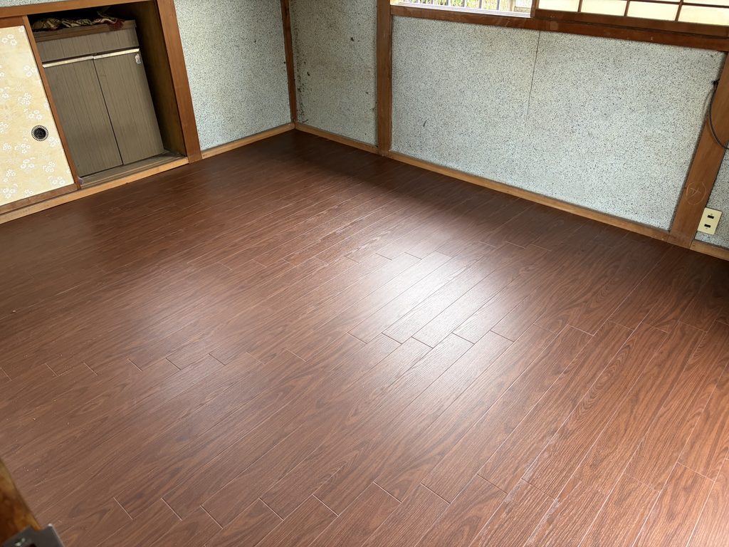 タジマのウッドラインを施工した古民家の和室